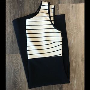 Nautica Navy and White Dress